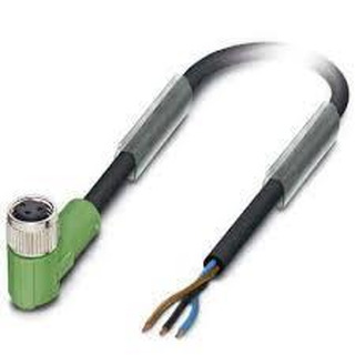 Ficha Femea Curva M8 4P com Cabo 5Mts SAC-3P - 5,0-PVC/ M 8FR 1403253
