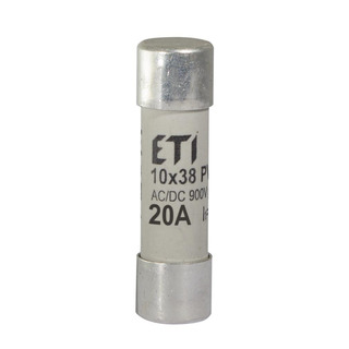 Fusivel Ultra Rápido 10x38 gR 20A 900Vac Dc/ 30Ka 002625034 #