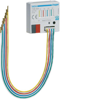 Módulo 4 Entradas Binárias KNX Encastrar TXB304