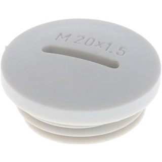 Tampão Roscado PVC M20x1,5 IP54 Cinza 25 02 00 #