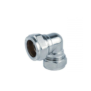 Joelho Simples Cromado Bicone 90º 15mm