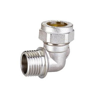 Joelho de Redução Macho Cromado Bicone 90º 1/ 2x18mm