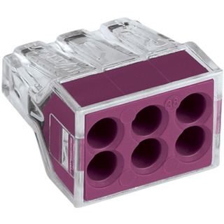 773-106 Ligador P/ Fio Rigido 6X2,5 Violeta