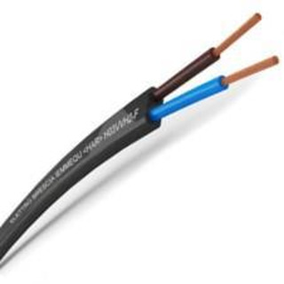 Cabo H05VV-F (FVV) 2X0,75 Preto Rolo