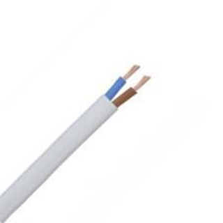 Cabo H05VV-F (FVV) 2X1,0 Branco Rolo