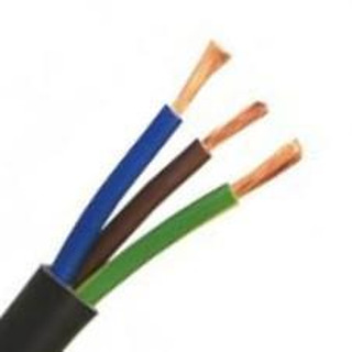 Cabo H05VV-F (FVV) 3G1,5 Preto Rolo