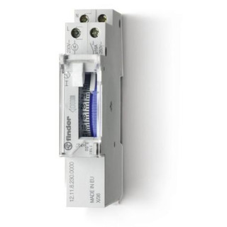 Programador Horário Mecanico Diario 1NA 16A 230Vac para calha DIN