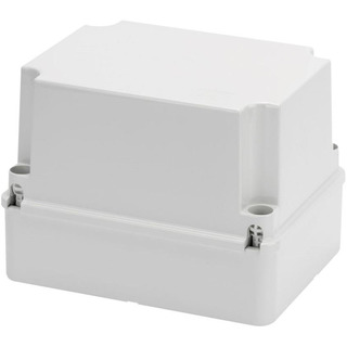 Caixa de Derivação Estanque IP56 190x140x140mm de Tampa Alta Cinza