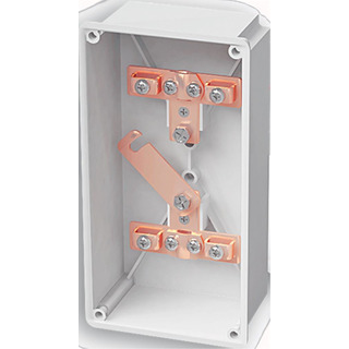 Caixa de Medição de Terra 100x200x60mm 5 Entradas e 5 Saídas 0028570