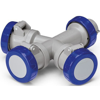 Ficha Adaptadora com 3 Saidas 3x16A IP67 600-3505-062 #