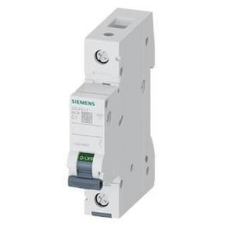 Disjuntor 1P 1A Curva C 6kA 230/ 400V 5SL6101-7 #