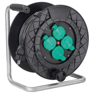 Enrolador 40mts 3x2.5 Com 4 Tomada Schuko