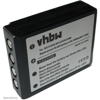 Bateria para HBC RADIOMATIC Linus 4 FUA39 FUB6 3.6V 2000MAH 7.2WH
