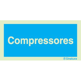 Placa de Informação Compressor 200x150mm 99012#
