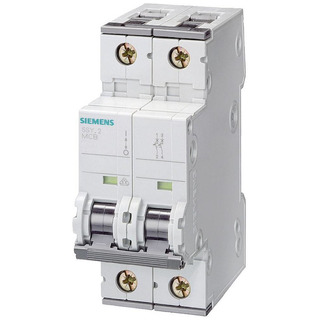 Disjuntor SENTRON 5SY7 2P 4A Curva C 400Vca, 72Vcc Com Capacidade de Interrupção de 5kA 5SY72047 #