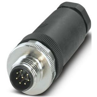 Conector Universal Macho 8 Contactos M12 Latão Niquelado Pg9 SACC-M12MS-8CON-PG9-M 1513334 #