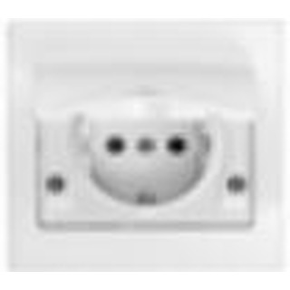 Tomada de Embutir com Tampa IP44 Branco Eclipse 510950