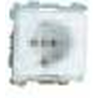 Tomada Bipolar Schuko com Tampa Branco SintraPlus 586239