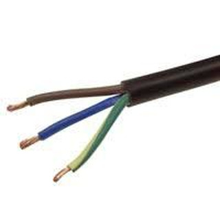 Cabo RV-K 0.6/ 1Kv 3G2,5mm Preto