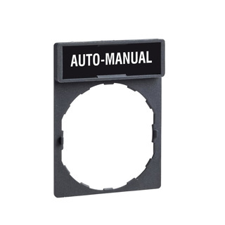 Porta Etiquetas AUTO-MAN Para Botão 30x40mm ZBY2464