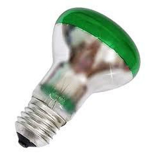 Lâmpada Incandescente R63 40W E27 Verde