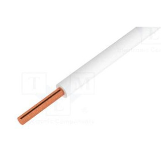 Fio H05V-U (V) 1X1mm Branco