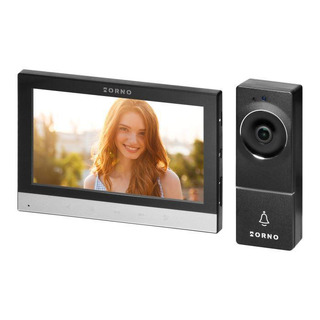 Videoporteiro 4 Fios Painel Tátil HD 7 IP65 Preto OR-VID-MD-1084/ B