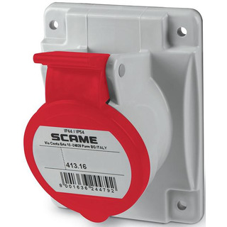 Tomada Encastrar Optima 3P N T16A IP44/ IP54