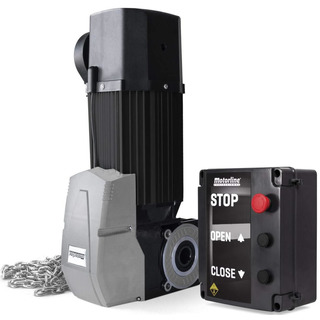 Kit KVM205 Motor de Teto Tração ao Veio para Portas Secionadas Industriais até 20M2 70Nm   MC200KVM 10003020