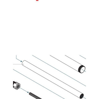 LI16TBI4 Tubo 32x2mm 485mm para Haste Motor LINCE/ JAG