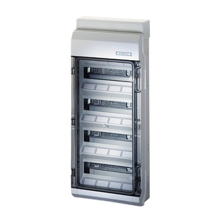 Quadro Saliente IP65 4Filas 48 Modulos CL com Barramento Cinza