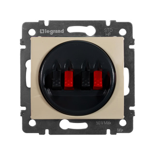 Tomada Altifalante Dupla Creme Valena