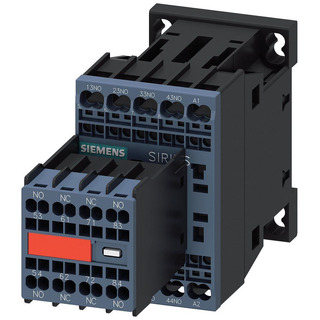 Relé de Contactor Siemens SIRIUS 3RH2 6NO 2NC 10A 24Vdc 3RH2262-2BB40 #