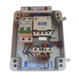 Quadro Guarda Motor para Bomba com Relé 9/ 13Ah Monofásico QE-GMM01-0913 #