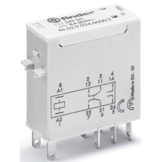 Relé Mini 2 Inversores 8A 24Vdc 46.52.9.024.0074 #