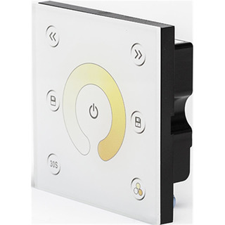 Controlador Táctil de Parede de Encastrar para Fita de Led Bicolor 4TBI