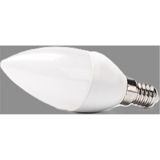 Lampada de Led Tipo Vela Opalina E14 7W 700 Lm IP44 180º 5700K