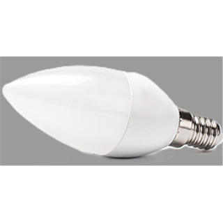 Lampada de Led Tipo Vela Opalina E14 7W 690 Lm IP44 180º 4000K