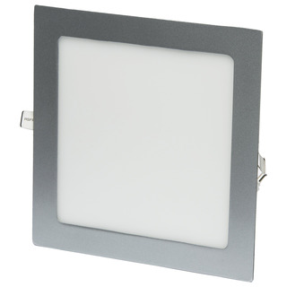 Downled Quadrado Encastravel 120W 120º 972Lm IP20 5500K Aro Prata ND16C BF PL