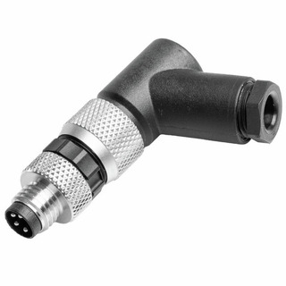 Conector Macho Curvo 4 Contatos com Parafuso 4..30Vac/ dc M8 IP67 Série SAISWS 1416730000 #