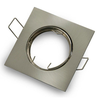 Aro Orientável Quadrado Zamak Aço Escovado SL50040CR #