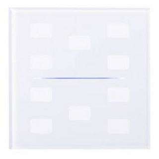 Tecla Vidro Custom 10 Canais Line RGB Branco 9025GL10W01