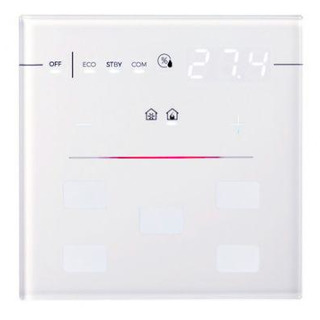 Tecla de Vidro Custom para Display Line Preto 9025GT07W01-R