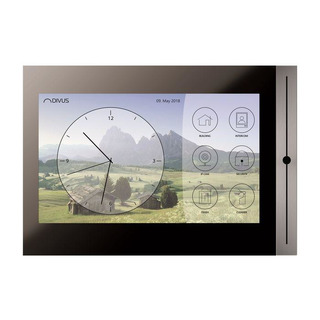 Painel Divus Touchzone 10 VDR V4 12...32Vdc Preto TZ10-B V4