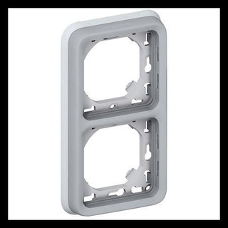 Espelho Duplo Vertical Para Caixa Estanque Plexo Cinzento