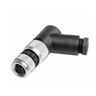 Conector Fêmea Curvo 4 Contatos com Parafuso 4..30Vac/ dc M8 IP67 Série SAIBWS 1416750000 #