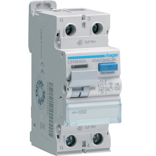 Interruptor Diferencial 2P 40A 300Ma 10Ka Hiperimunizado CFH540A
