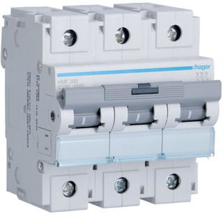 Disjuntor 3P 100A 10Ka 4,5 Módulos Curva C HMF390