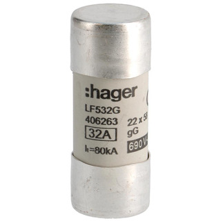 Fusivel ZR-2 GL 22X58 32A 690V AC LF532G