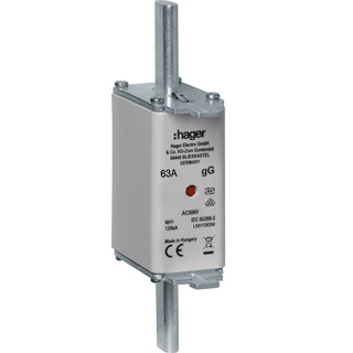Fusivel NH1 gG 63A 500V LNH1063M